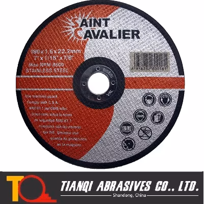 Roue de coupe de roue en acier inoxydable à disque super fin de haute qualité