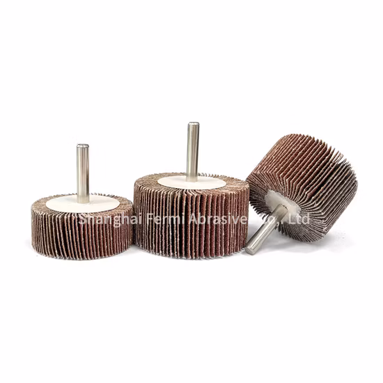 50*25*6mm, P60, outils de polissage en coton, outils abrasifs, roue à lamelles pour le métal