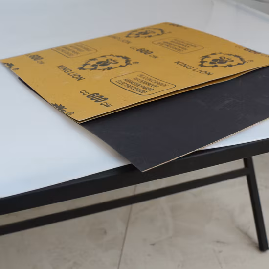 Papier abrasif abrasif de bonne qualité en carbure de silicium sec et humide