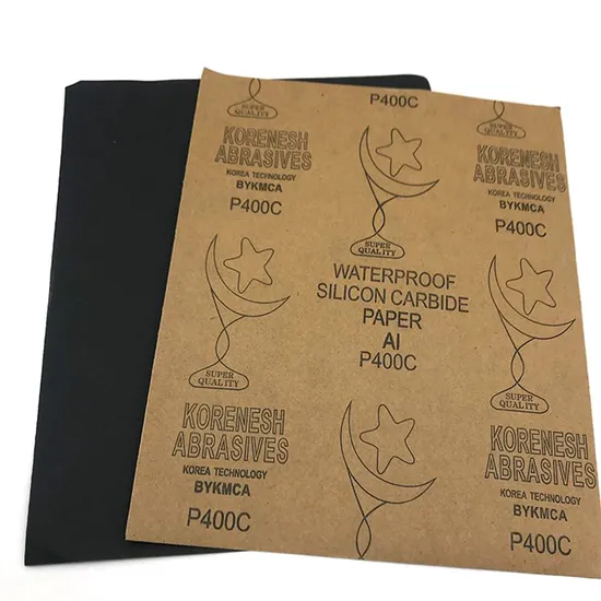 Papier abrasif enduit de Type bande Abrasive humide et sèche pour rouleau de remplacement de ponceuse à bande abrasive